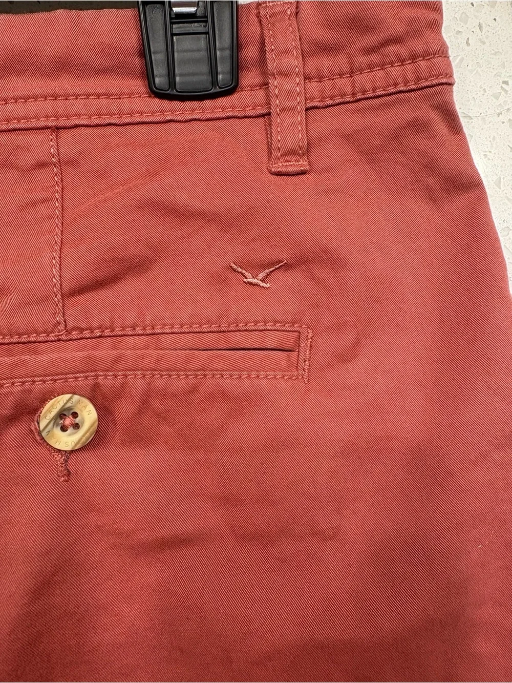 Cactus Man Ricky Singh Flat Front Coral Red Shorts